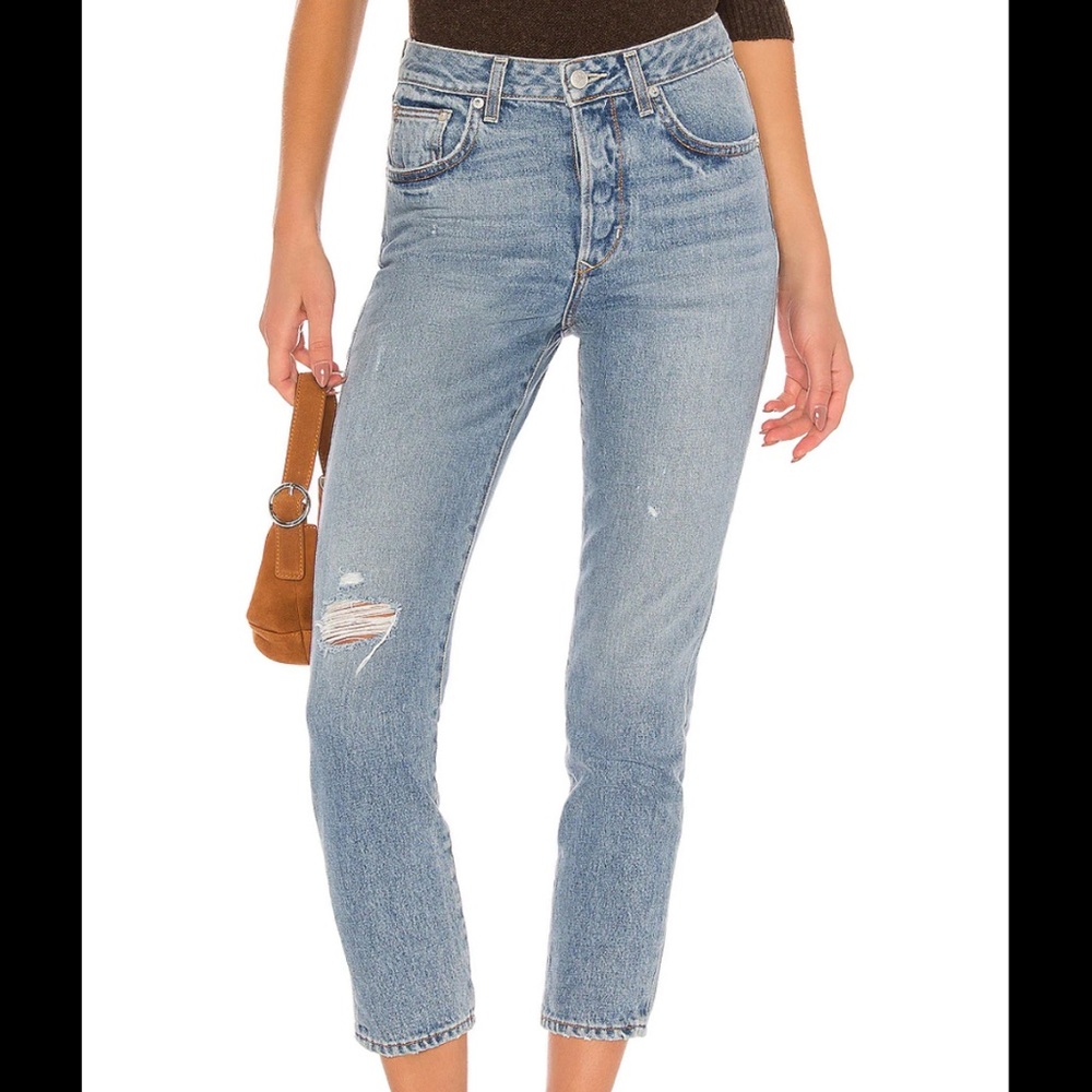 Lovers & Friends Jordan High Rise Skinny Cropped Jeans - Lucia - 28